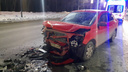 В лобовом ДТП на Худякова пострадали два человека