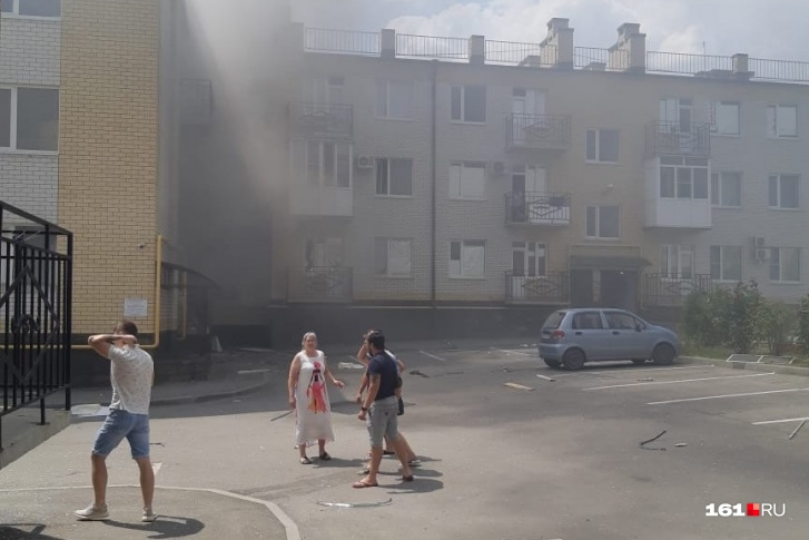 Во время взрыва погибли двое людей Во время взрыва погибли двое людей
