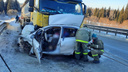 Смертельное ДТП на трассе в Красноярском крае с грузовиком. Погибли водитель и трое пассажиров легковушки