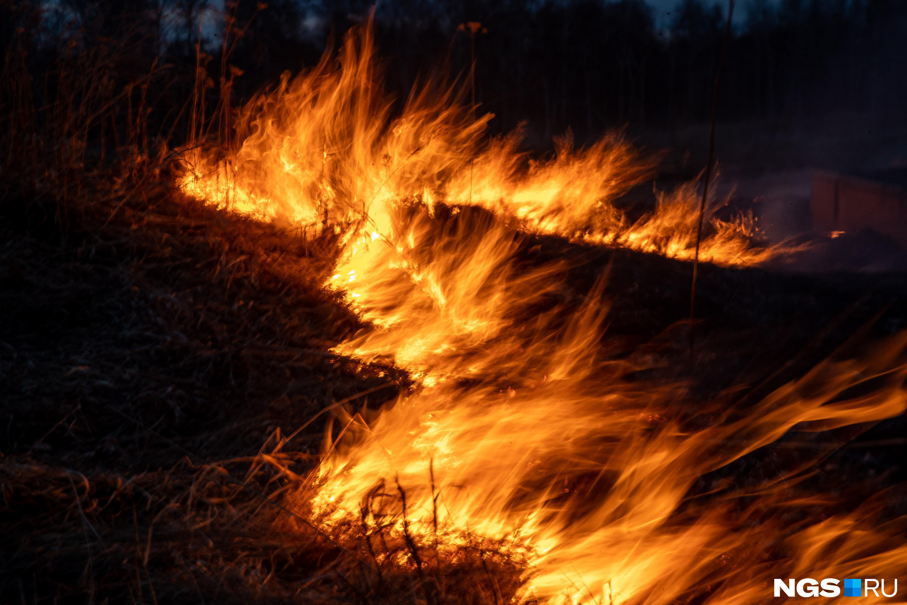 Пожаров стало в два раза больше за год в Забайкалье