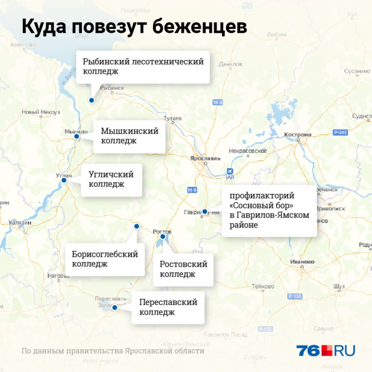 Ярославская область подготовила семь пунктов для размещения беженцев Ярославская область подготовила семь пунктов для размещения беженцев