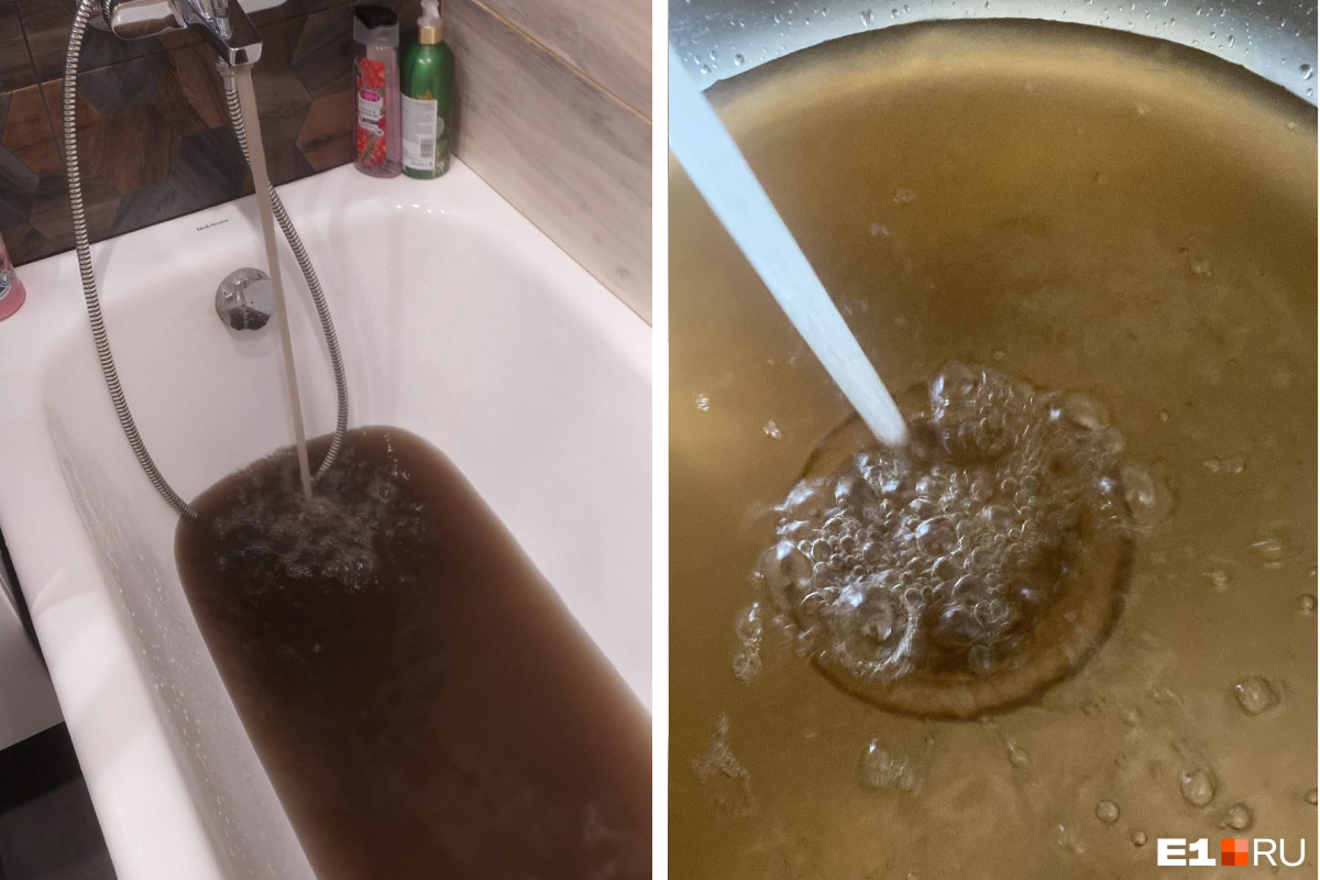 «По телу сыпь»: жители Уралмаша вынуждены мыться ужасно грязной водой с запахом тухлых яиц