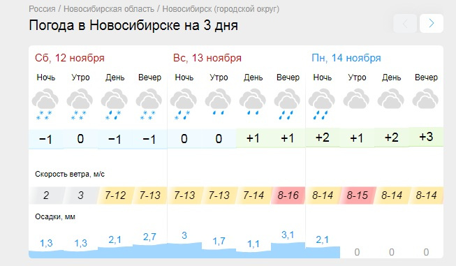 Погода в новосибирске октябрьский в районе