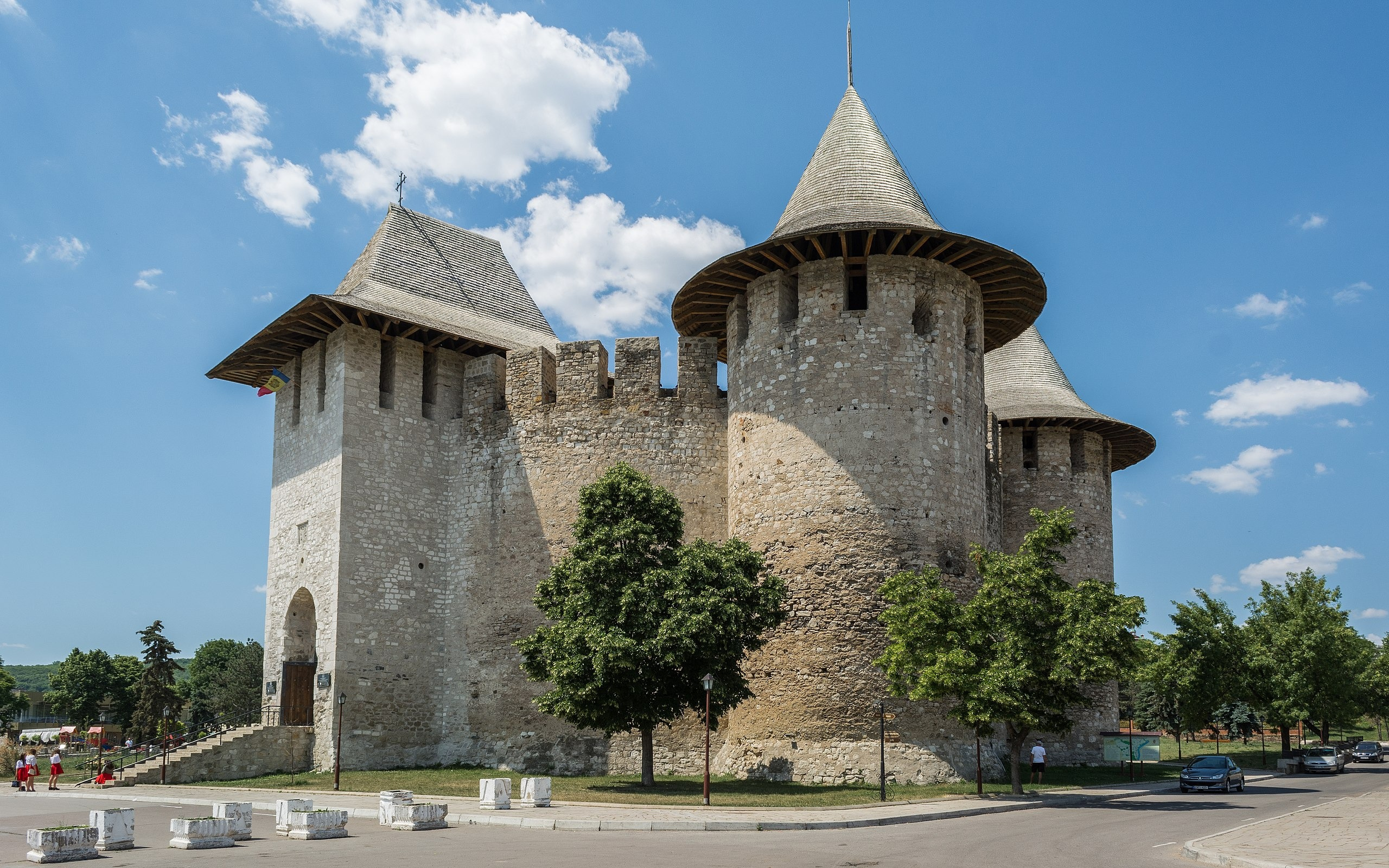 Средневековая крепость в городе Сороки