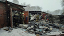 «Произошла разгерметизация газового баллона»: МЧС — о взрыве в гаражах в Новосибирске