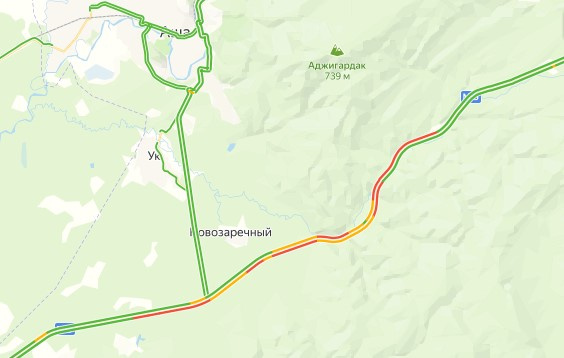 Карта пробок м5 онлайн