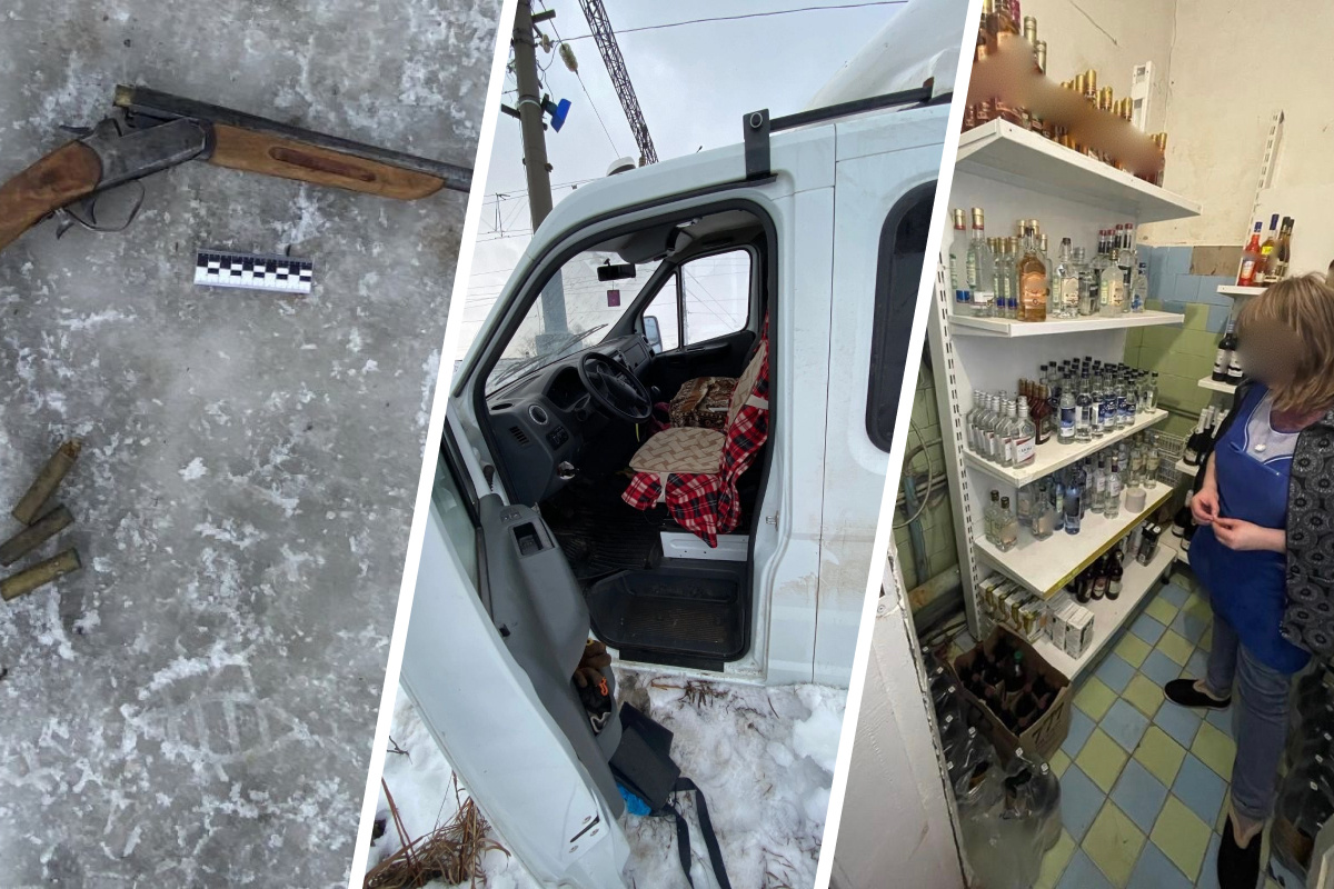 «C криками "Ограбление"». Нижегородец обчистил магазин, угнал «Газель» и выстрелил в полицейского в Шатковском районе