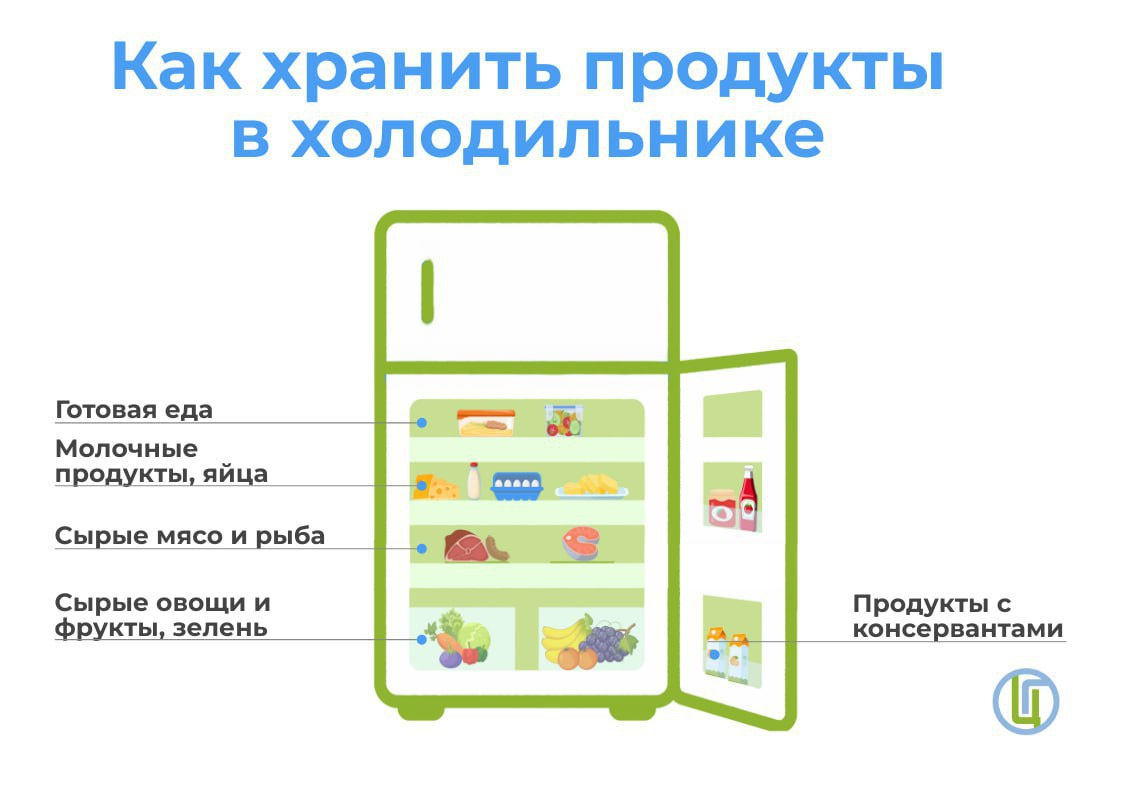 «Правила холодильника». Как лучше хранить еду — версия Роспотребнадзора