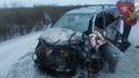 Минивэн Toyota Noah столкнулся с <nobr class="_">ВАЗ-2104</nobr> под Новосибирском: погибли трое, все ехали на ВАЗе