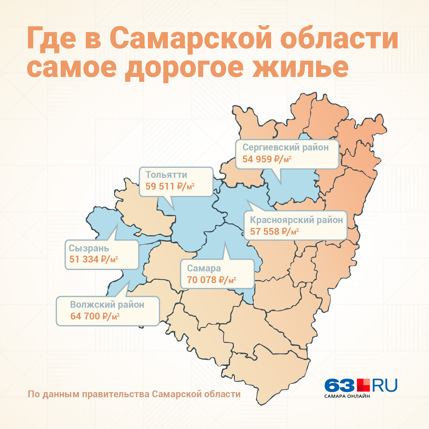 Карта красноярского района самарской обл