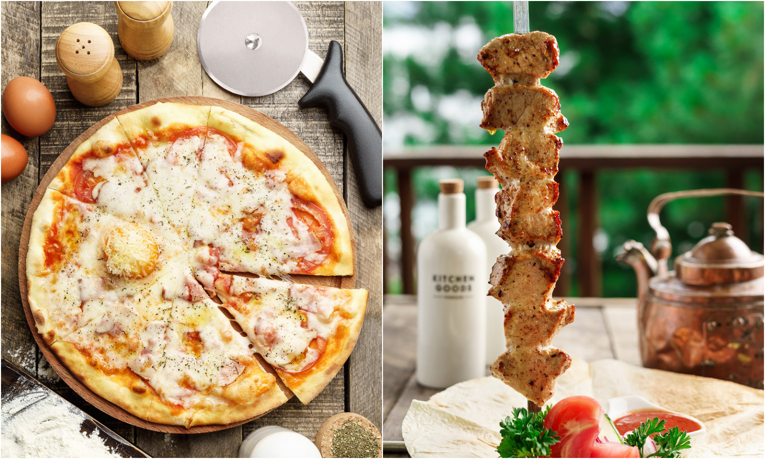 Римская пицца, шашлык и вкуснейшие блюда итальянской кухни