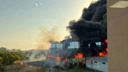 Под Волгоградом страшный пожар уничтожает рынок и девятиэтажку. Эвакуированы 150 человек