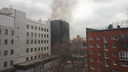 На Щербанева горит строящаяся гостиница
