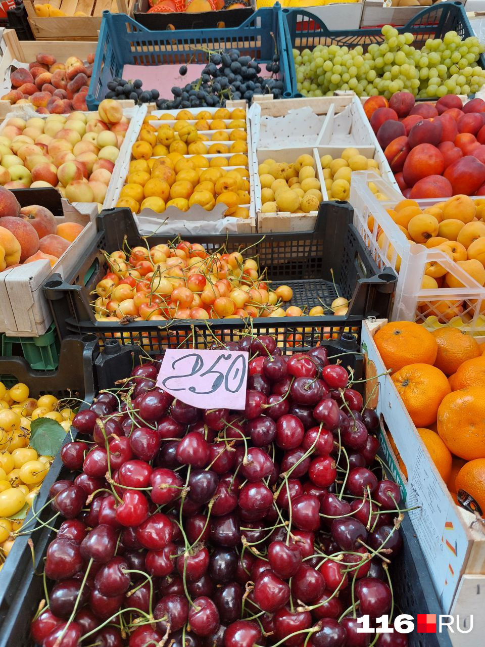 Владельцы большинства точек продаж фруктов и овощей закупают товар на плодоовощной базе на улице Адоратского