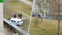 Во дворе школы в Советском районе Красноярска нашли тело женщины
