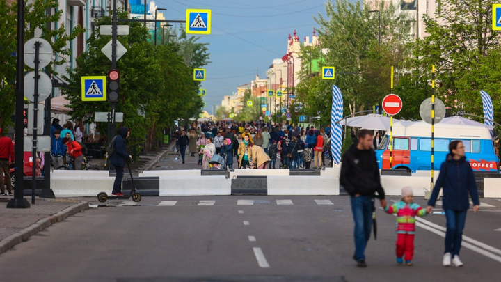 Из-за Дня города в центре Красноярска на три дня частично перекроют улицы. Показываем схему