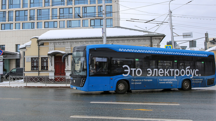 В Уфе закончили эксперимент с электробусом на общественных маршрутах. Его убрали