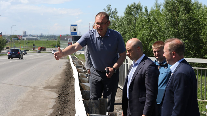 Вдоль Притомского проспекта в Кемерове построят новый тротуар. Мэр показал, где это будет