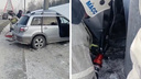 Машину разжимали гидравлическим краном: видео последствий ДТП на дамбе Бугринского моста