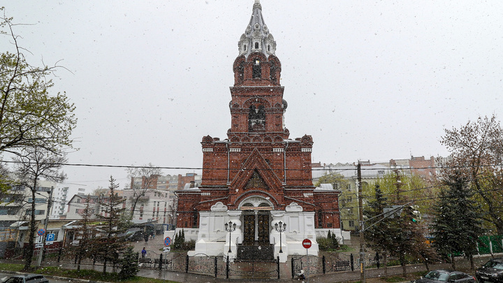 Майский снег в Нижнем Новгороде. Только фото
