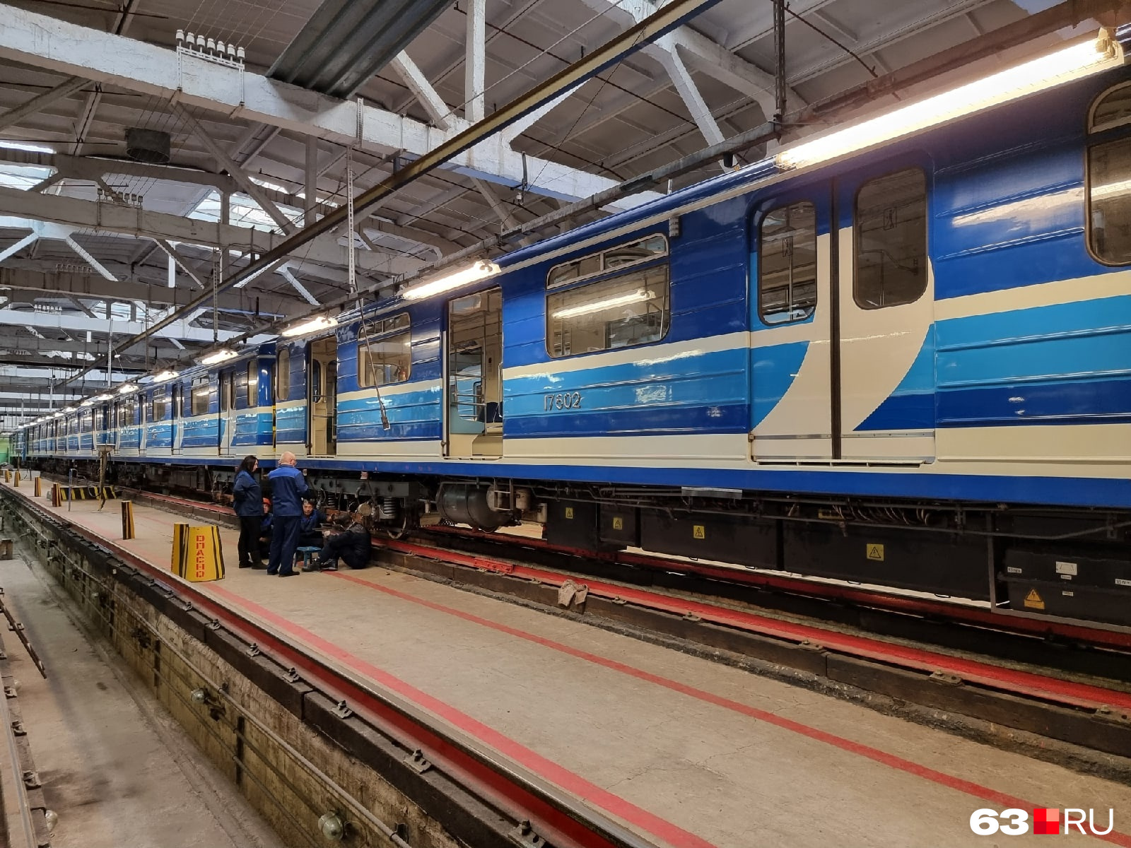 Вот так выглядят пусконаладочные работы обновленных составов метро Вот так выглядят пусконаладочные работы обновленных составов метро