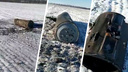 Видео: часть ракеты рухнула на поле в Ростовской области
