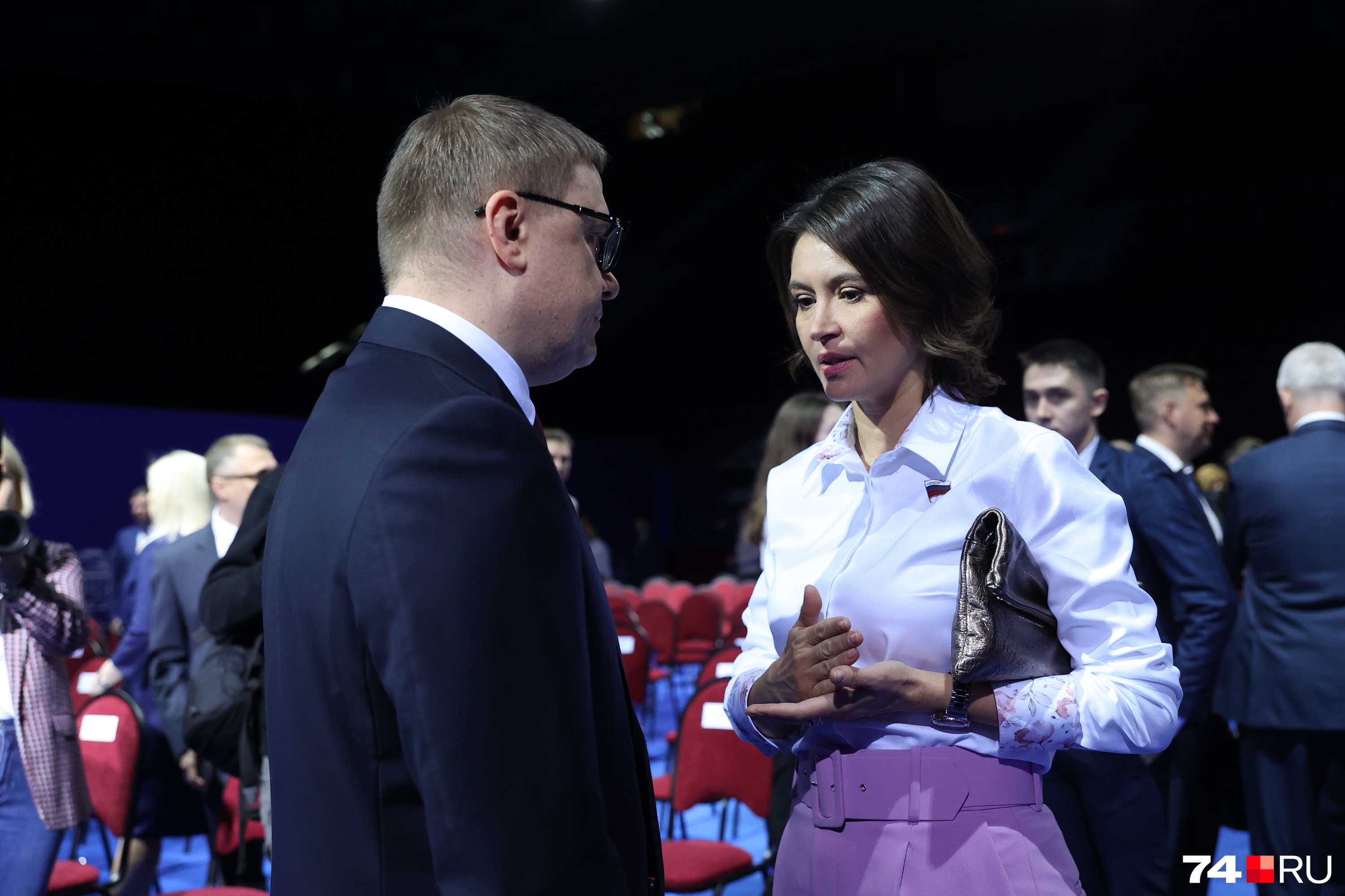 Алексей Текслер и Маргарита Павлова Алексей Текслер и Маргарита Павлова