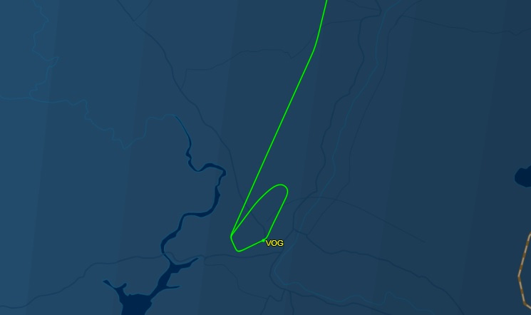 Самолет сделал большой круг над Городищенским районом