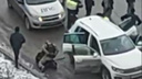Видео: в Левенцовке спецназ уложил лицом в снег четырех человек
