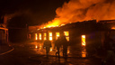 В Ростове сгорел склад рядом с главным вокзалом