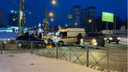 Скорая с пациентом попала в ДТП в центре Новосибирска