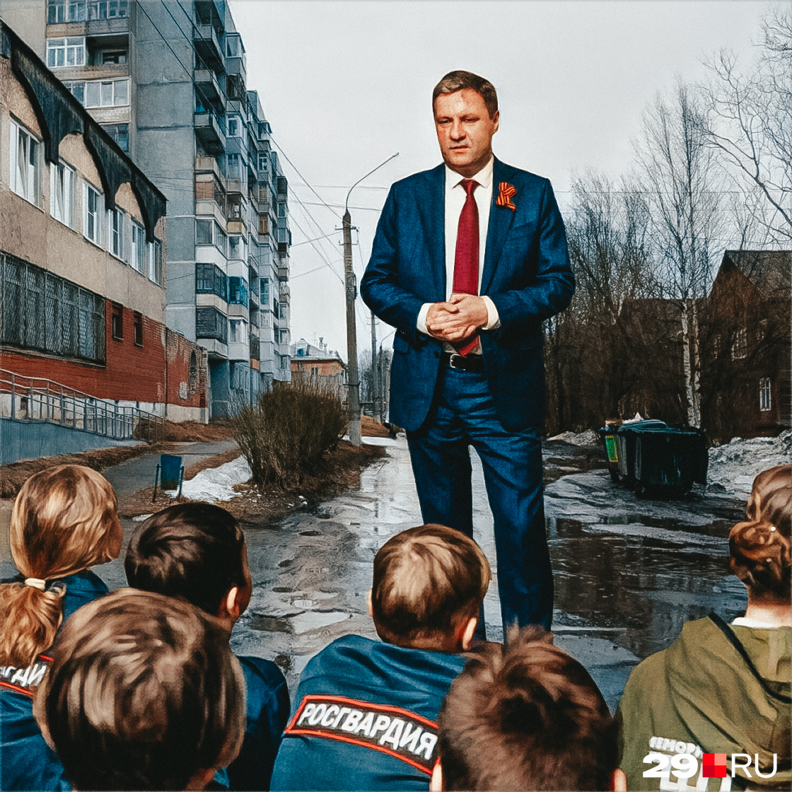 6 мая Морев провел урок Победы для школьников. Как бы это выглядело на Гидролизном 6 мая Морев провел урок Победы для школьников. Как бы это выглядело на Гидролизном