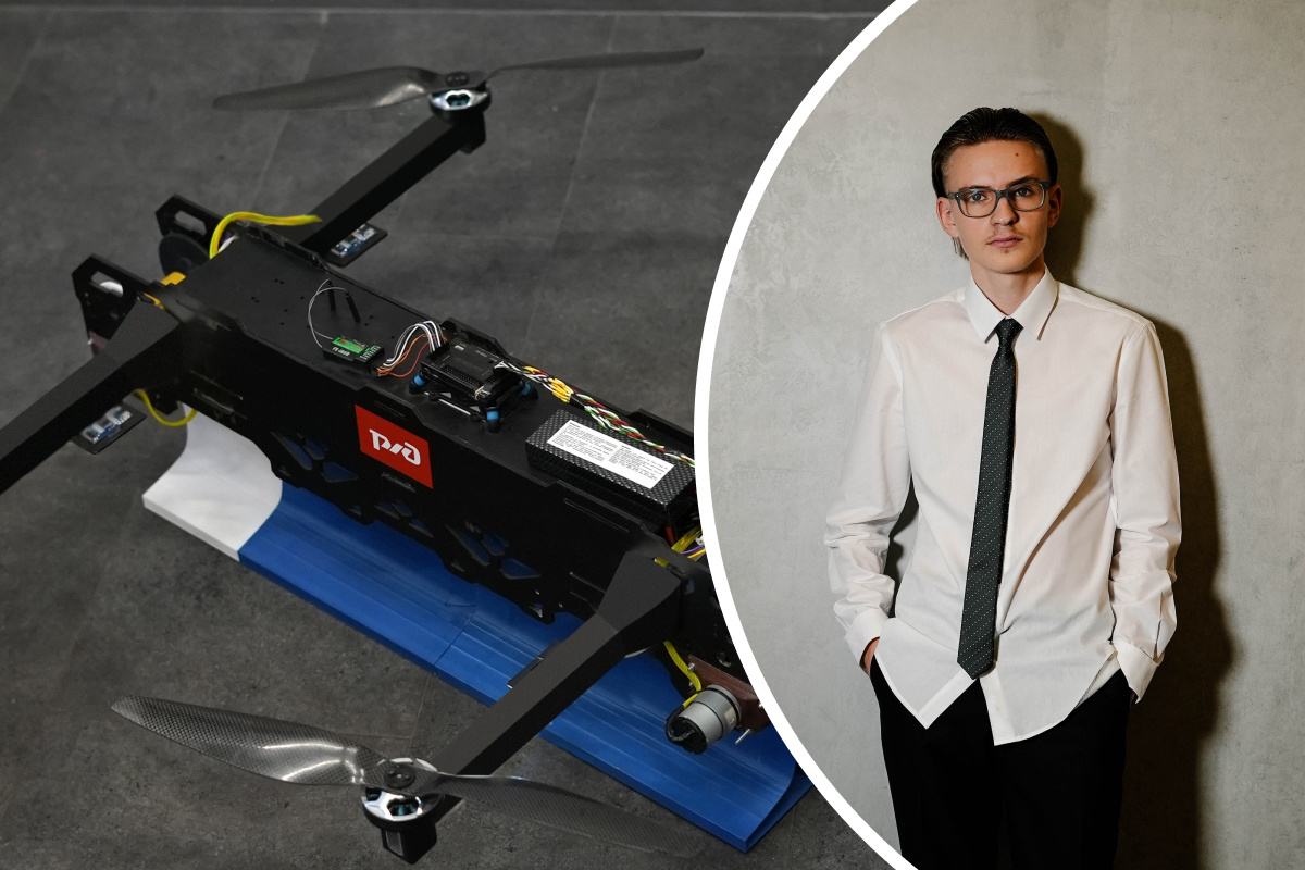 «Нет человека — нет несчастных случаев». Студент из Екатеринбурга изобрел дрон, который покажут в Индонезии