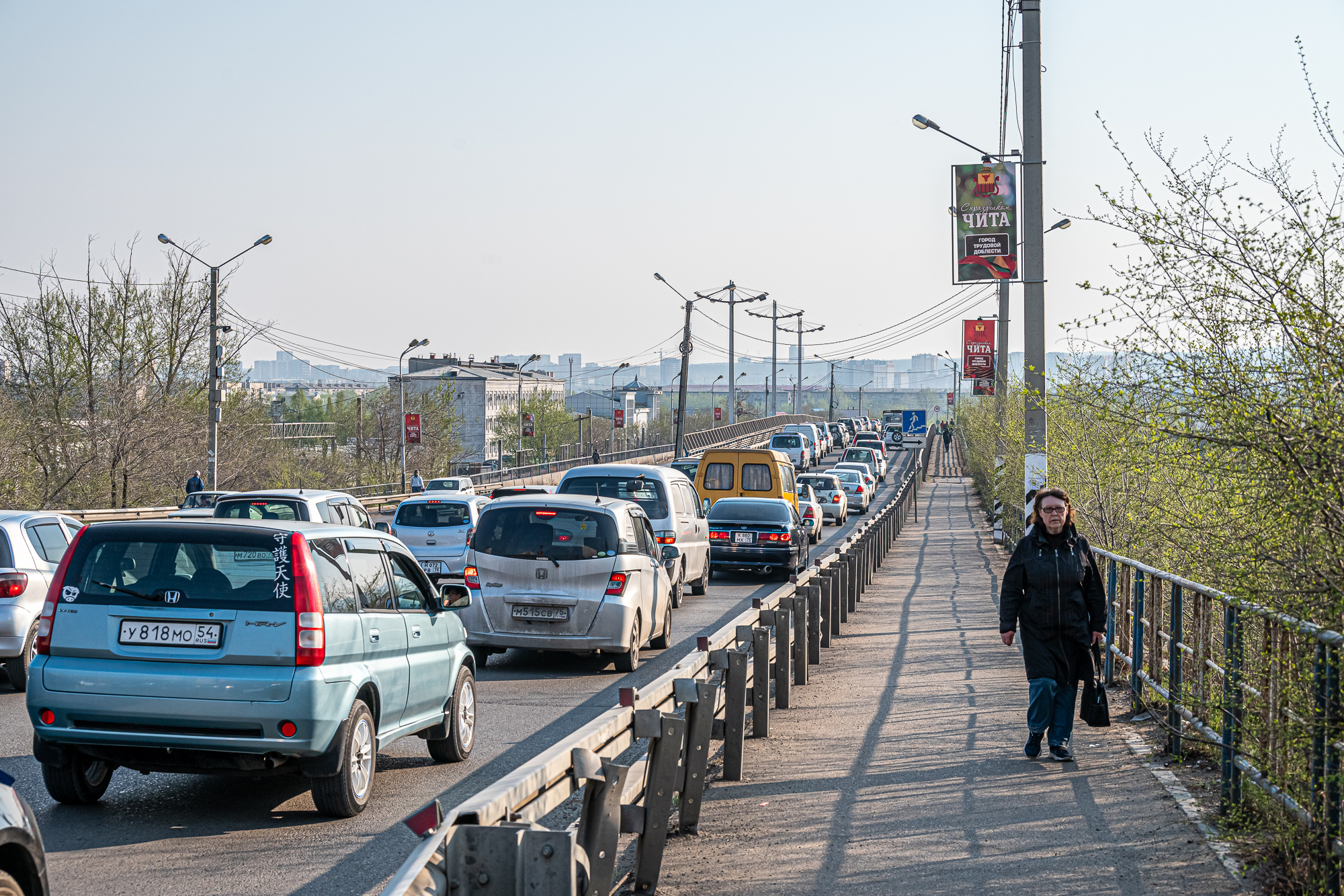 пробка на чусовском мосту сейчас