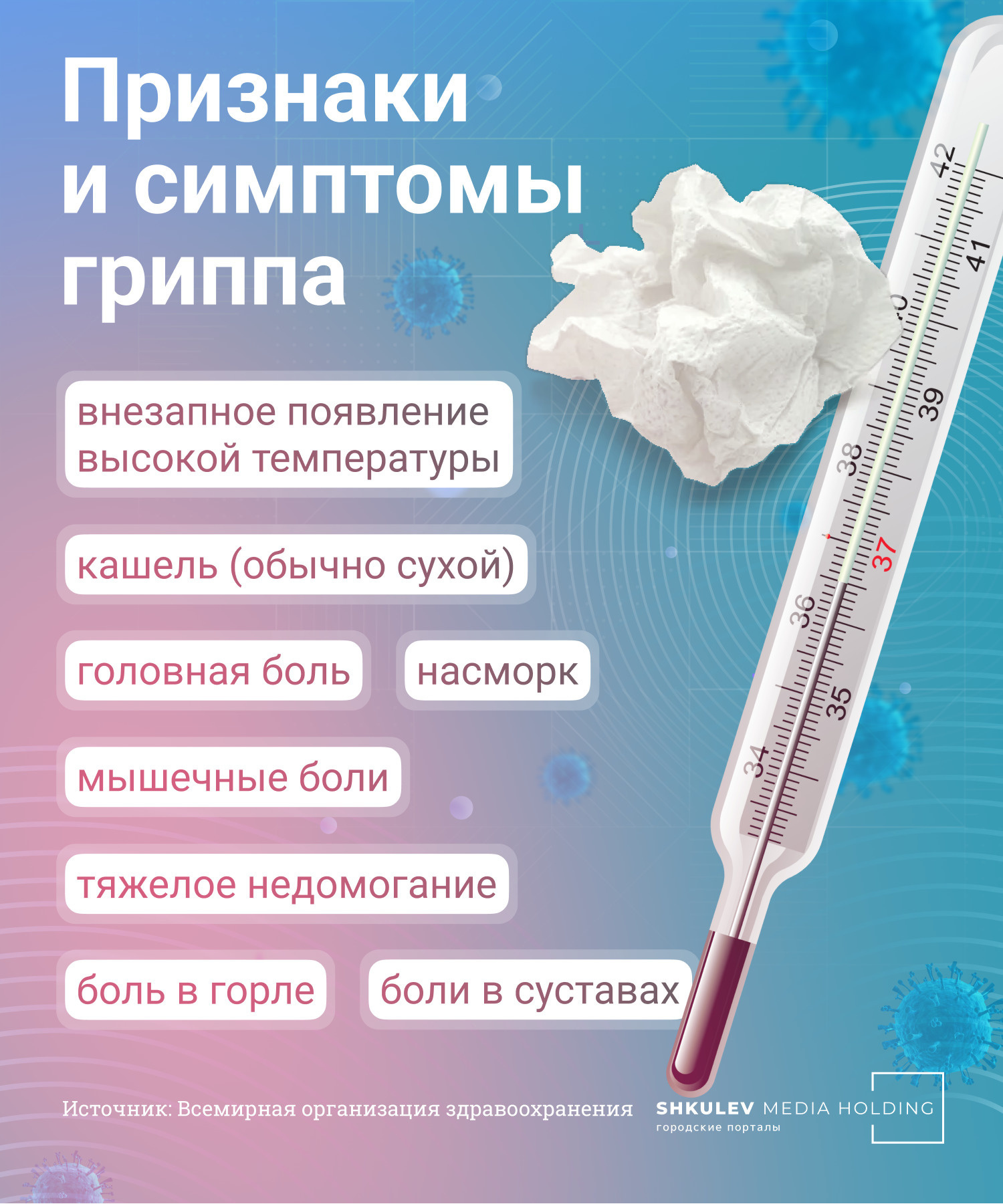 Основные симптомы любого типа гриппа Основные симптомы любого типа гриппа