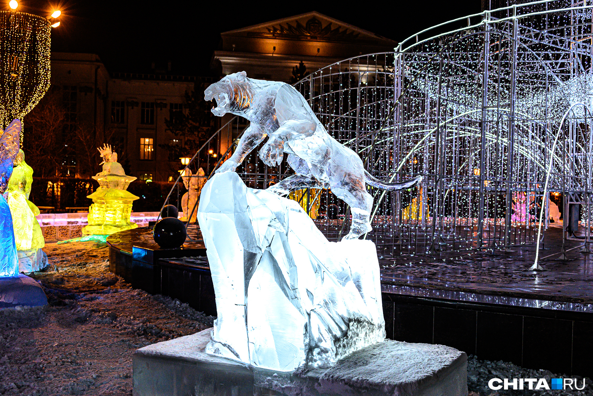 Власти Читы отменили традиционный конкурс ледяных скульптур в 2022 г.