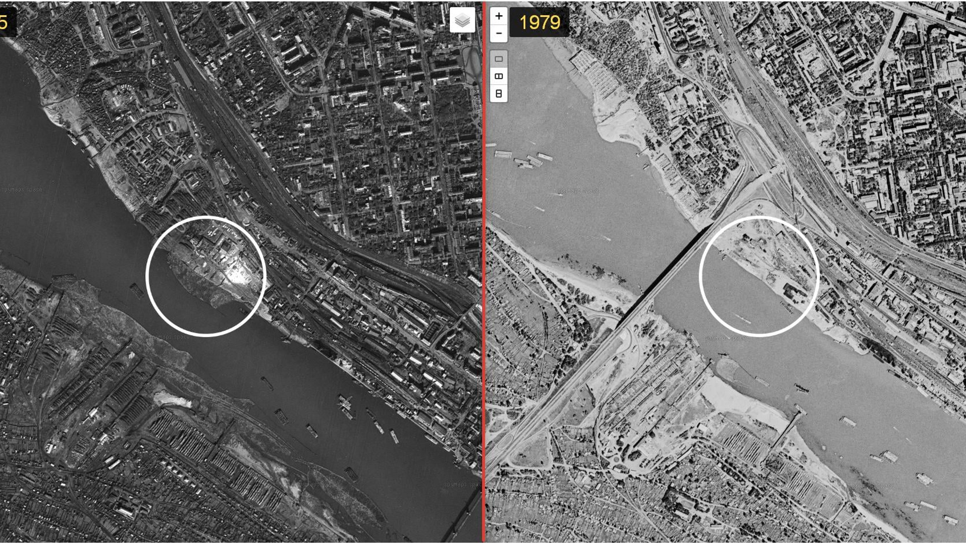 США показали снимки Новосибирска, сделанные шпионскими спутниками в 60–<nobr class="_">70-х</nobr>. Что на них интересного?