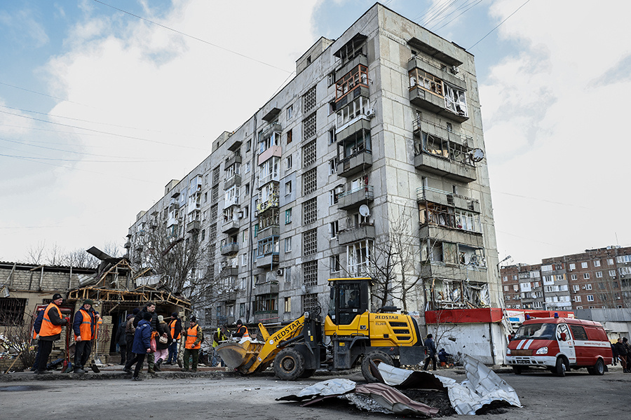 Фото восстановление донбасса