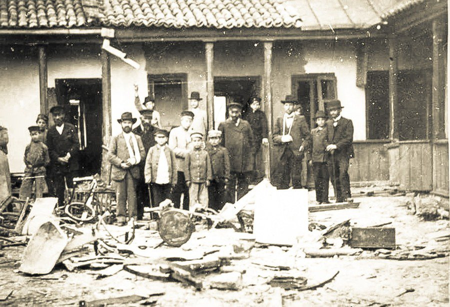 Последствия еврейских погромов в Кишиневе