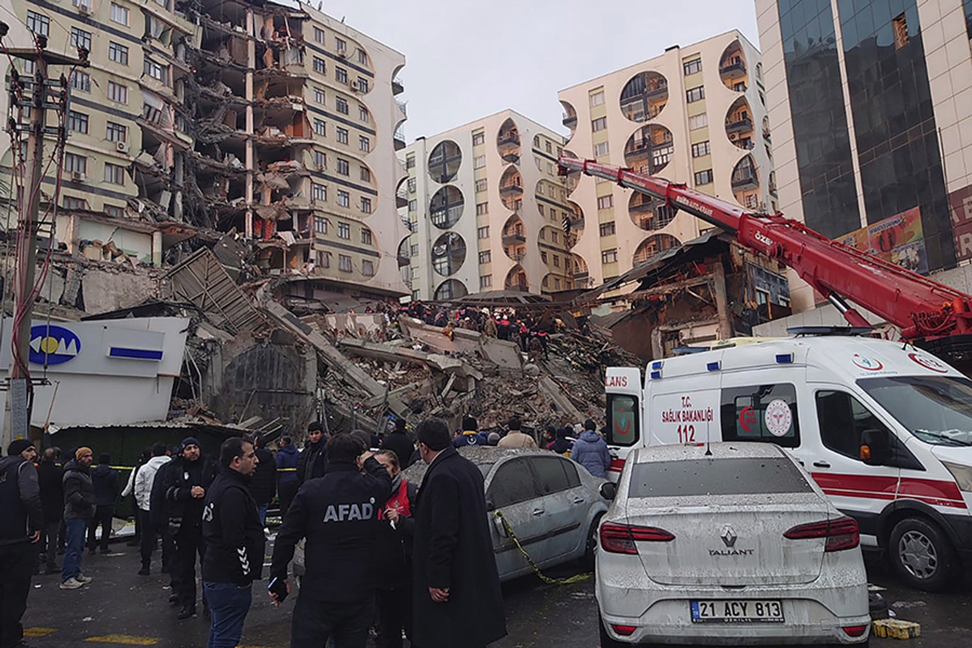 Эпицентр землетрясения находится на юго-востоке Турции