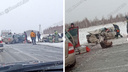 Под Уяром произошло смертельное ДТП. Водитель выжил, а его пассажирка погибла