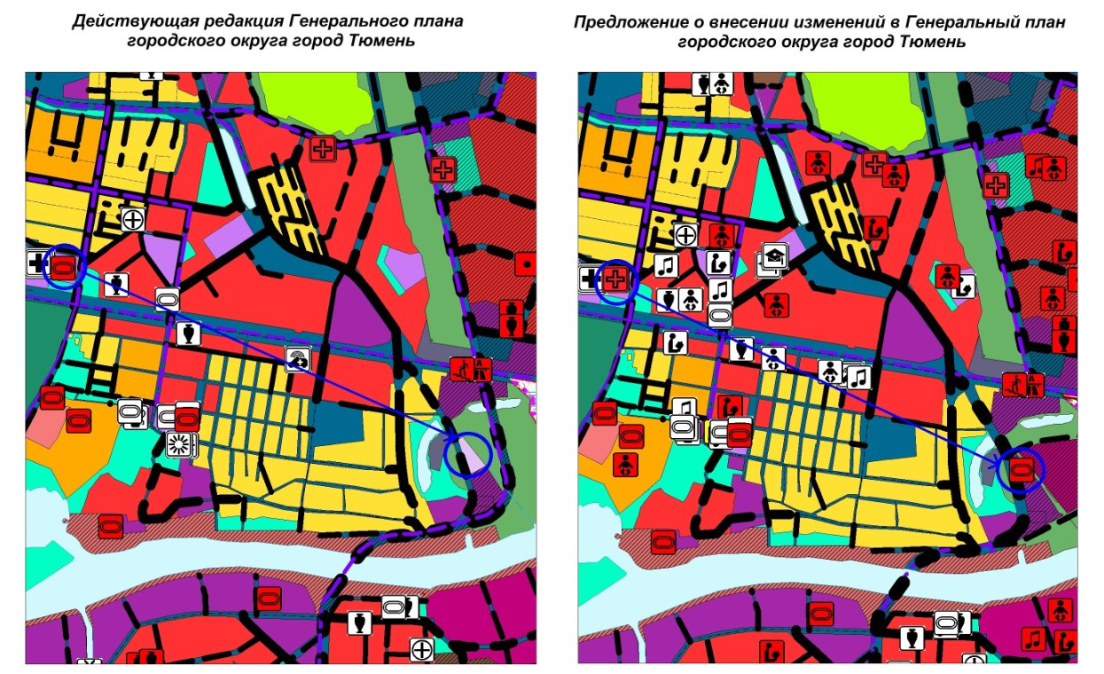 Генплан тюмень 2020 2030 карта застройки