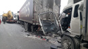 На трассе М-5 в Челябинской области ввели ограничение из-за аварии с шестью машинами
