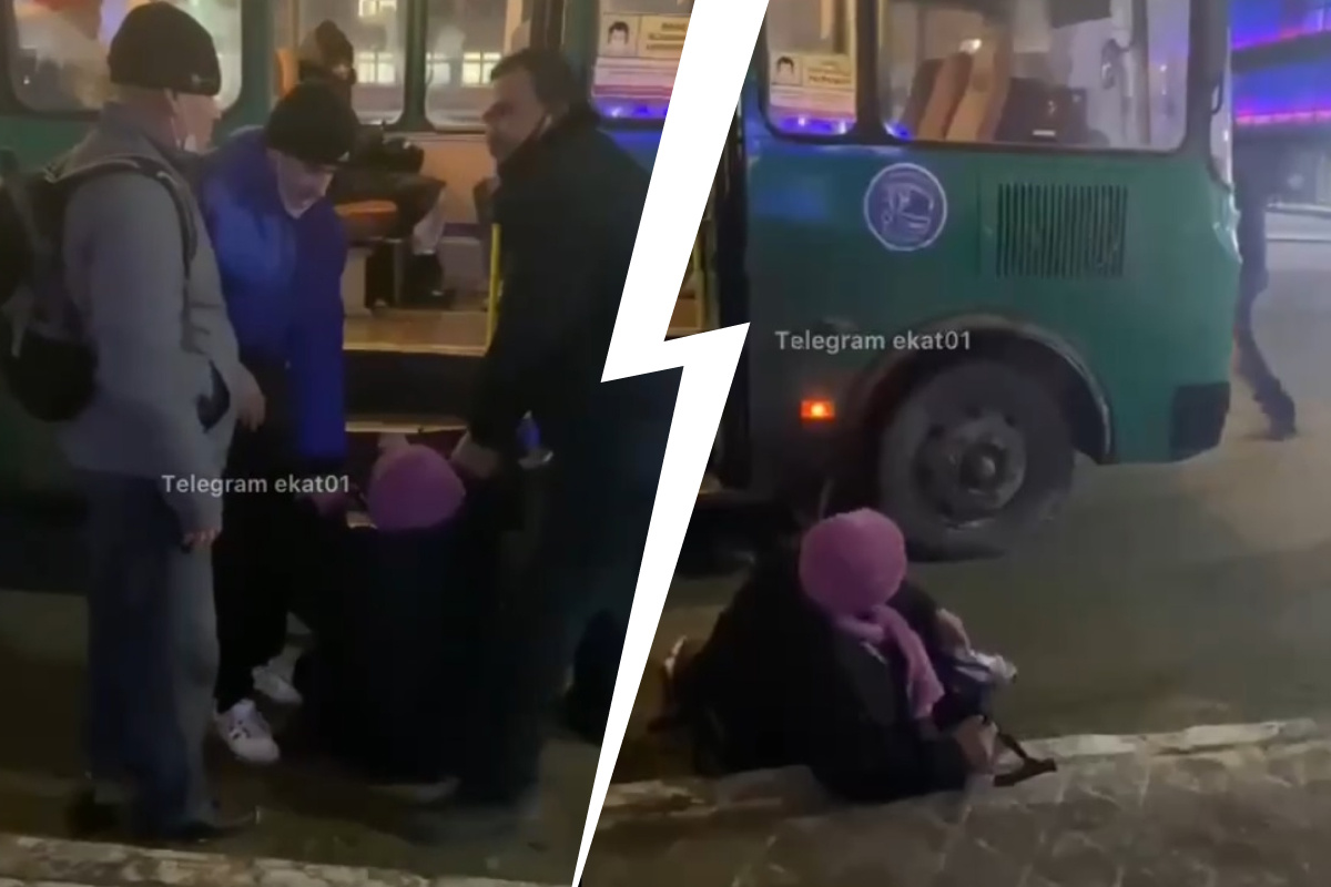 В Казани сняли на видео драку двух женщин, не поделивших место в автобусе