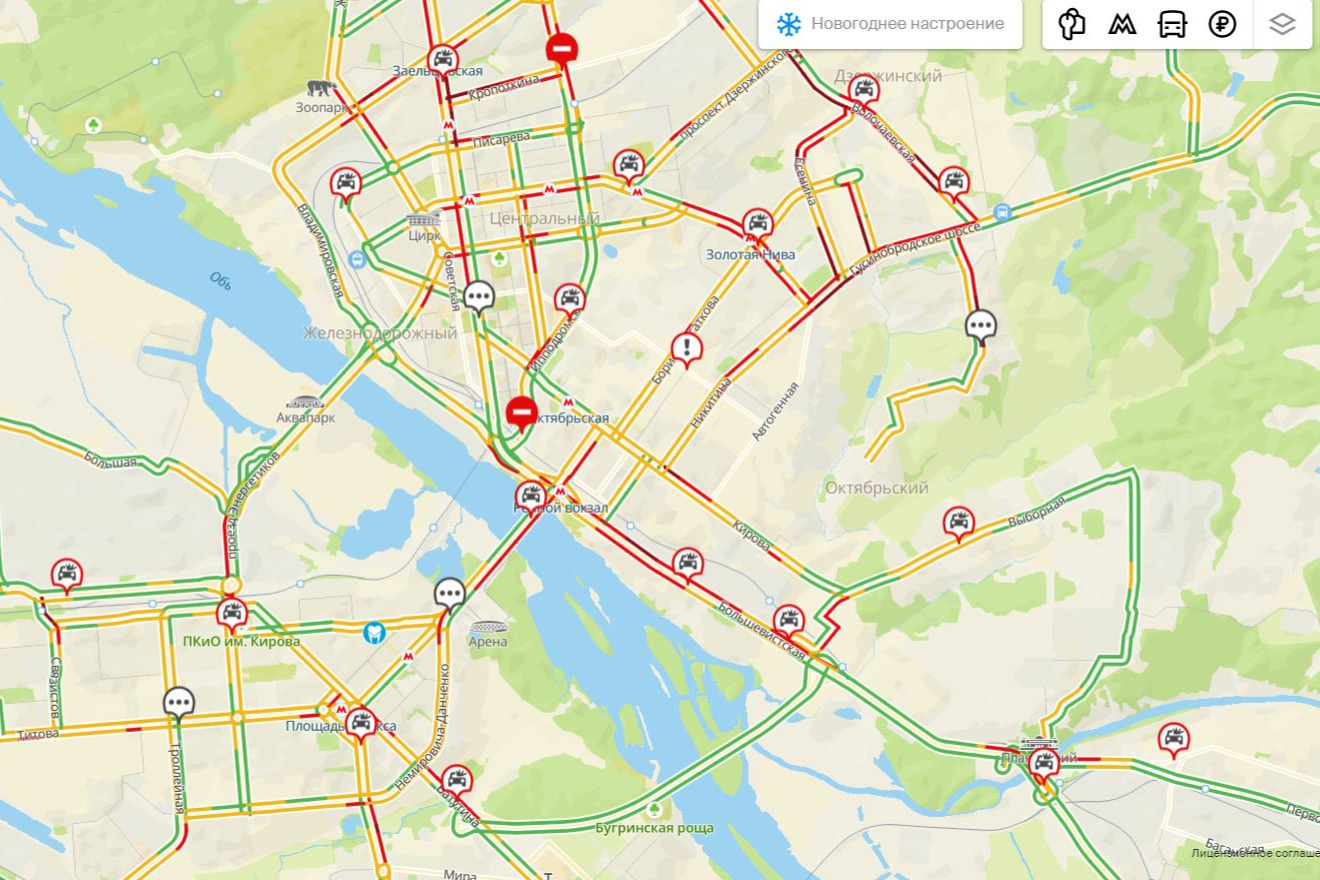 Город практически стоит