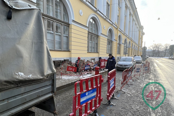Пешеходная доля. «Газпром» и Смольный займутся провалами тротуарной плитки в центре Петербурга