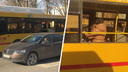 В Ростове везший пассажиров автобус потерял по пути стекло