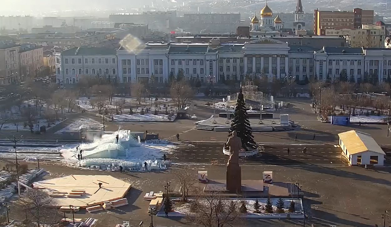 Гигантскую юрту построят на площади Ленина в Чите к Новому году