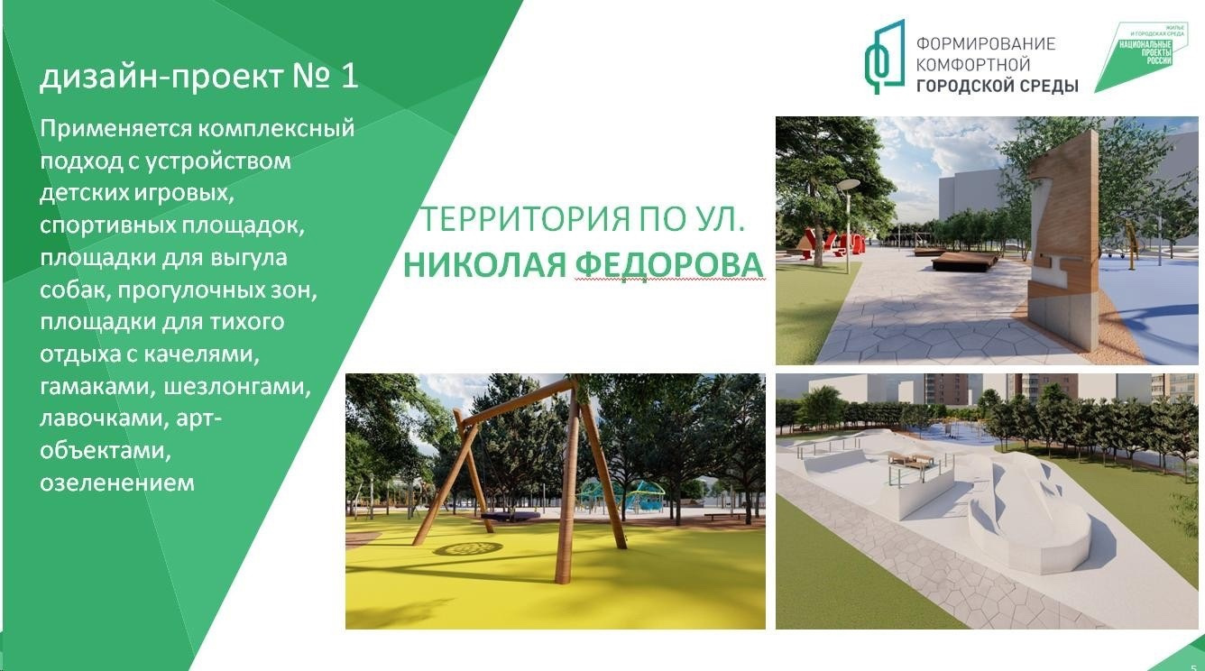 На территории по Николая Федорова планируют зону для выгула собак, детские и спортивные площадки, места для отдыха