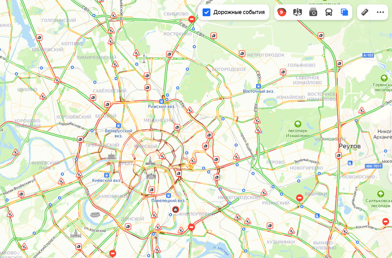 Карта дождя в москве сегодня